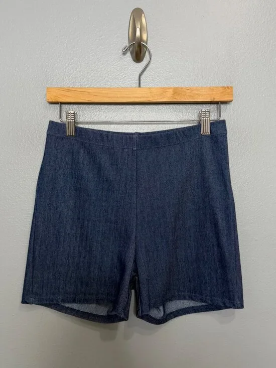 NAKED WARDROBE high waist hot shorts in blue size M - Picture 1 of 6